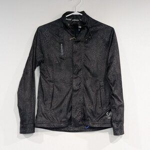 Sunice FlexVent Waterproof Patterned Golf Tornado Jacket Black Size Small